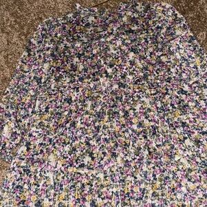 Mayoral Floral Kids Dress - Multicolor